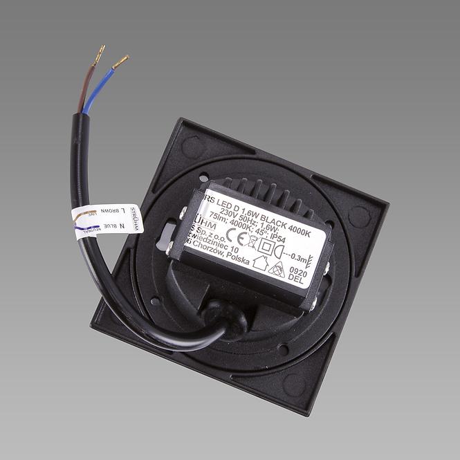 Svjetiljka Kurs LED D 1.6W Black NW 03909 K1