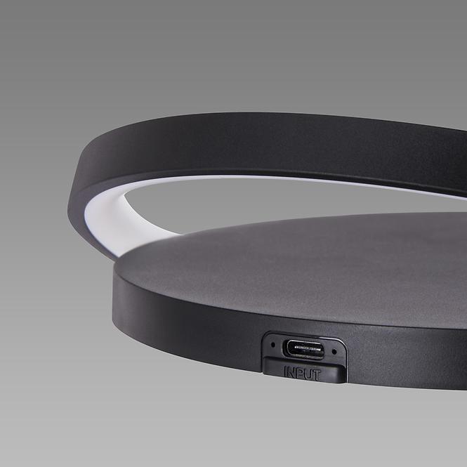 SVJETILJKA  SATURN LED BLACK 03863 LB1