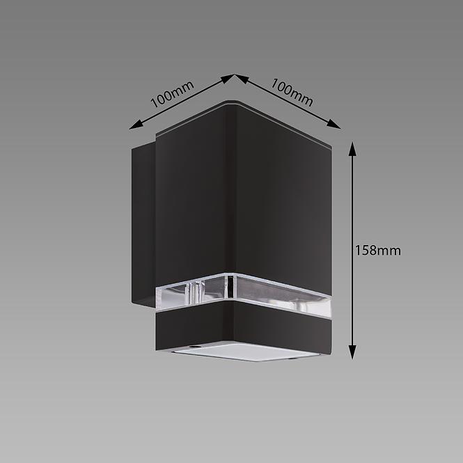 Svitidlo Bruno GU10 D Black 04006 K1