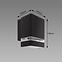 Svitidlo Bruno GU10 D Black 04006 K1,2