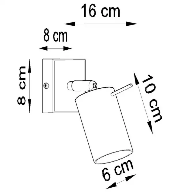NASTENNA LAMPA BIJELA