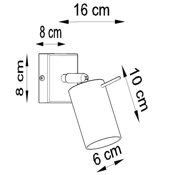 NASTENNA LAMPA BIJELA