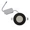 Panel Led Circle 12W 4200K okrugli crni,3