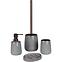 Dozator za sapun Milton 8x8x14xcm sivi,2