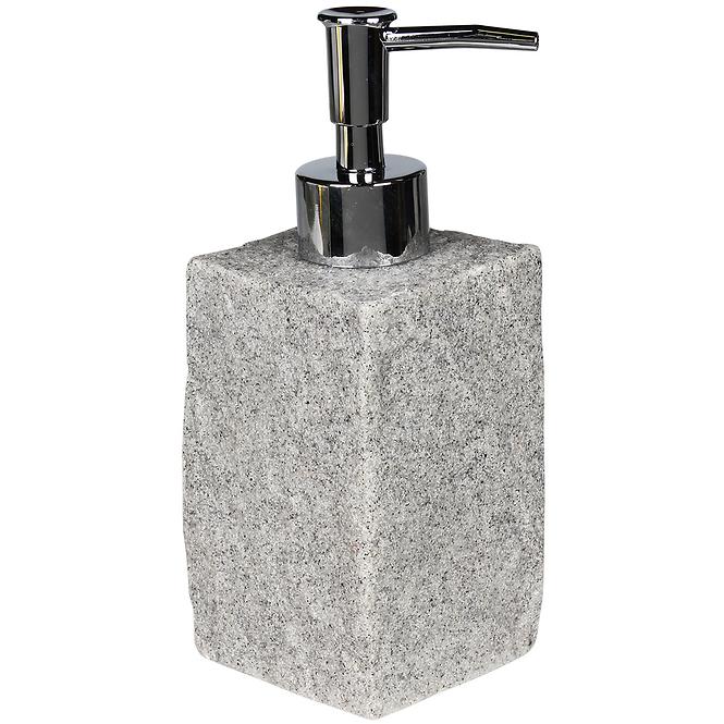 Dozator za sapun Pedro 6,5x6,5x17,5 cm sivi