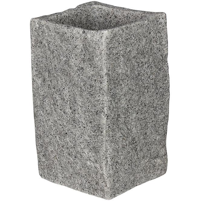 Čaša Pedro 6,5x6,5x11 cm siva