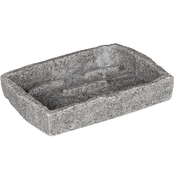 Držač za sapun Pedro 14x10x2,5 cm sivi