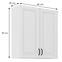 Stilo kuhinjski element 2 vrata 80x31x90 bijeli,2