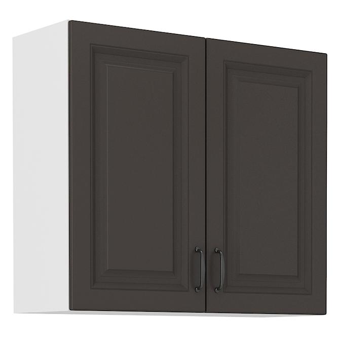 Stilo kuhinjski element 2 vrata 80x31x72 bijelo/tamno sivi