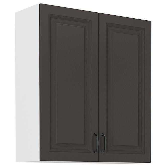 Stilo kuhinjski element 2 vrata 80x31x90 bijelo/tamno sivi