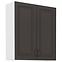 Stilo kuhinjski element 2 vrata 80x31x90 bijelo/tamno sivi