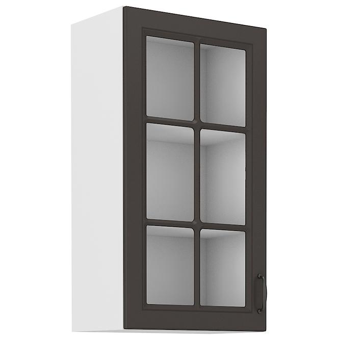 Stilo kuhinjski element 1 vrata 40x31x90 bijelo/tamno sivi