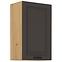 Stilo kuhinjski element 1 vrata 45x31x72 natur (artisan hrast)/tamno sivi