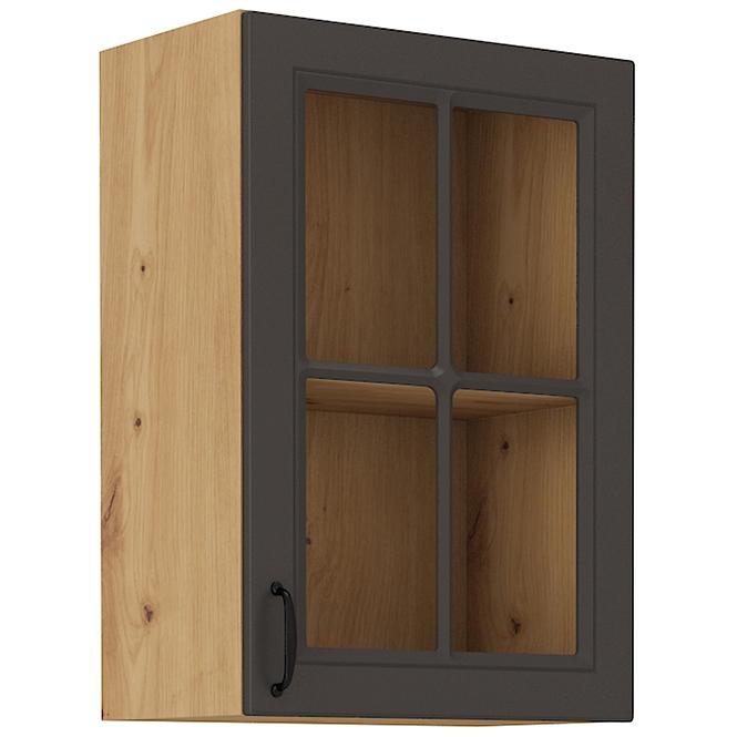 Stilo kuhinjski element 1 vrata 40x31x72 natur (artisan hrast)/tamno sivi