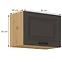 Stilo kuhinjski element 1 vrata 50x31x36 natur (artisan hrast)/tamno sivi,2