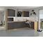 Stilo kuhinjski element 2 vrata 80x31x90 natur (artisan hrast)/tamno sivi,6