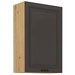 Stilo kuhinjski element 1 vrata 60x31x90 natur (artisan hrast)/tamno sivi