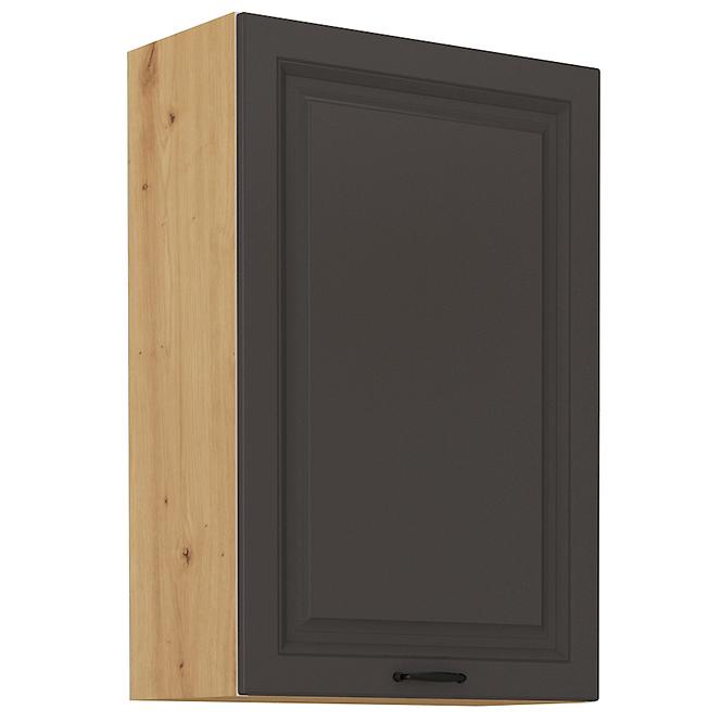 Stilo kuhinjski element 1 vrata 60x31x90 natur (artisan hrast)/tamno sivi
