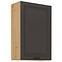 Stilo kuhinjski element 1 vrata 60x31x90 natur (artisan hrast)/tamno sivi