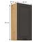 Stilo kuhinjski element 1 vrata 45x31x90 natur (artisan hrast)/tamno sivi,2