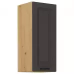 Stilo kuhinjski element 1 vrata 40x31x90 natur (artisan hrast)/tamno sivi