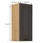 Stilo kuhinjski element 1 vrata 40x31x90 natur (artisan hrast)/tamno sivi,2