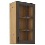 Stilo kuhinjski element 1 vrata 40x31x90 natur (artisan hrast)/tamno sivi