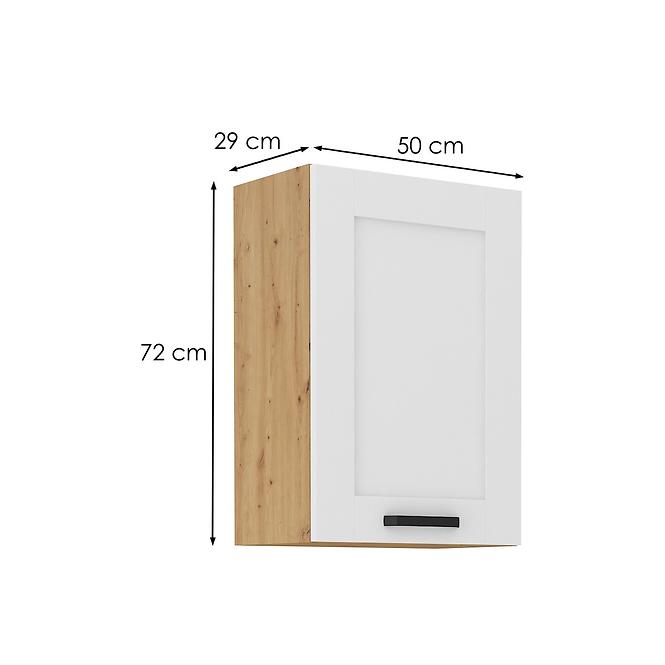 Luna kuhinjski element 1 vrata 50x31x72 natur (artisan hrast)/bijela