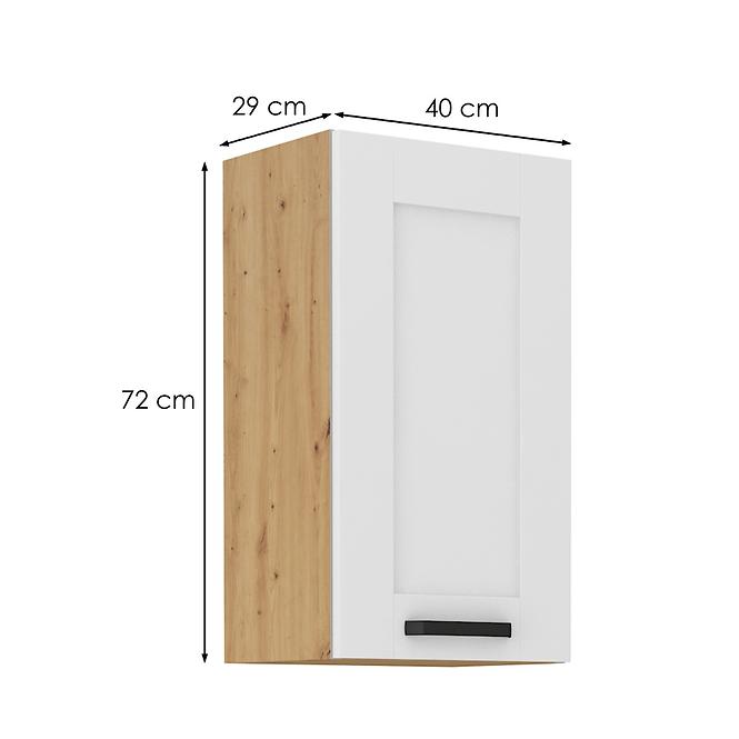 Luna kuhinjski element 1 vrata 40x31x72 natur (artisan hrast)/bijela