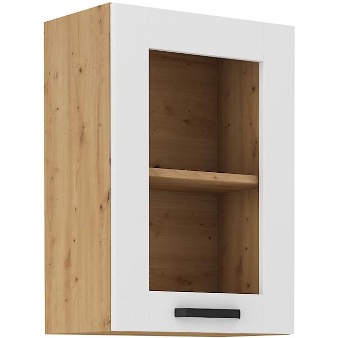 Luna kuhinjski element 1 vrata 40x31x72 natur (artisan hrast)/bijela