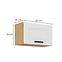 Luna kuhinjski element 1 vrata 60x31x36 natur (artisan hrast)/bijela,2
