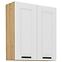 Luna kuhinjski element 2 vrata 80x31x90 natur (artisan hrast)/bijela