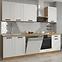 Luna kuhinjski element 2 vrata 80x31x90 natur (artisan hrast)/bijela,5