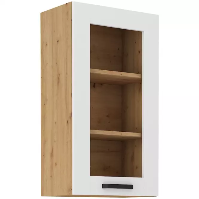 Luna kuhinjski element 1 vrata 40x31x90 natur (artisan hrast)/bijela