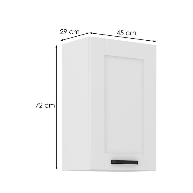 Luna kuhinjski element 1 vrata 45x31x72 bijela