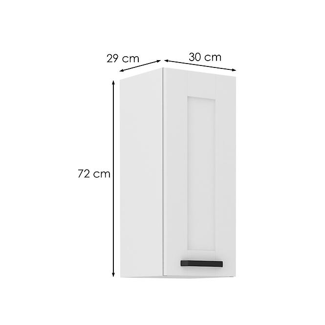 Luna kuhinjski element 1 vrata 30x31x72 bijela