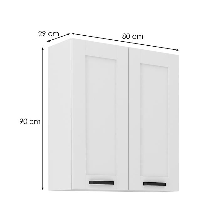 Luna kuhinjski element 2 vrata 80x31x90 bijela
