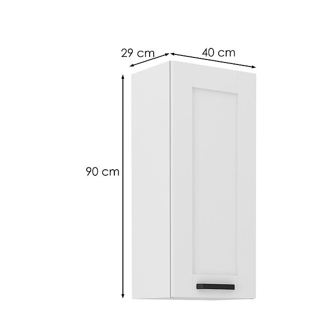 Luna kuhinjski element 1 vrata 40x31x90 bijela