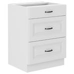Stilo kuhinjski element 3 ladice 60x52x82 bijeli