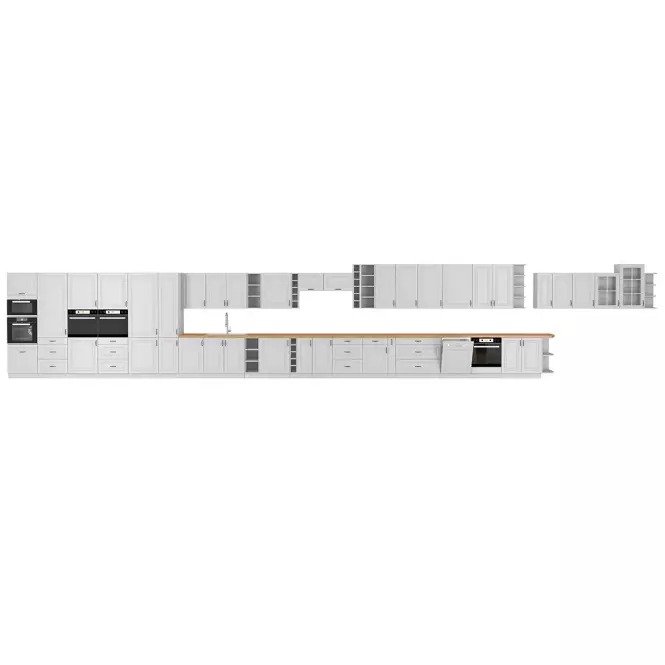 Stilo kuhinjski element 3 ladice 60x52x82 bijeli