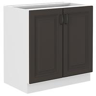Stilo kuhinjski element 2 vrata 80x52x82 bijeli/tamno sivi
