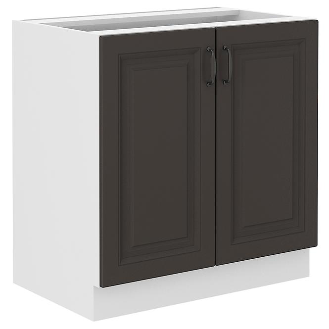 Stilo kuhinjski element 2 vrata 80x52x82 bijeli/tamno sivi