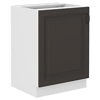 Stilo kuhinjski element 1 vrata 60x52x82 bijeli/tamno sivi