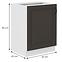 Stilo kuhinjski element 1 vrata 60x52x82 bijeli/tamno sivi,2