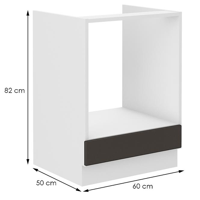 Stilo kuhinjski element 60x52x82 bijeli/tamno sivi