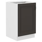 Stilo kuhinjski element 1 vrata 50x52x82 bijeli/tamno sivi