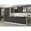 Stilo kuhinjski element 1 vrata 50x52x82 bijeli/tamno sivi,5