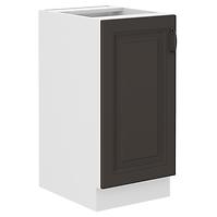 Stilo kuhinjski element 1 vrata 40x52x82 bijeli/tamno sivi