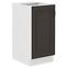 Stilo kuhinjski element 1 vrata 40x52x82 bijeli/tamno sivi