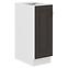 Stilo kuhinjski element 1 vrata 30x52x82 bijeli/tamno sivi